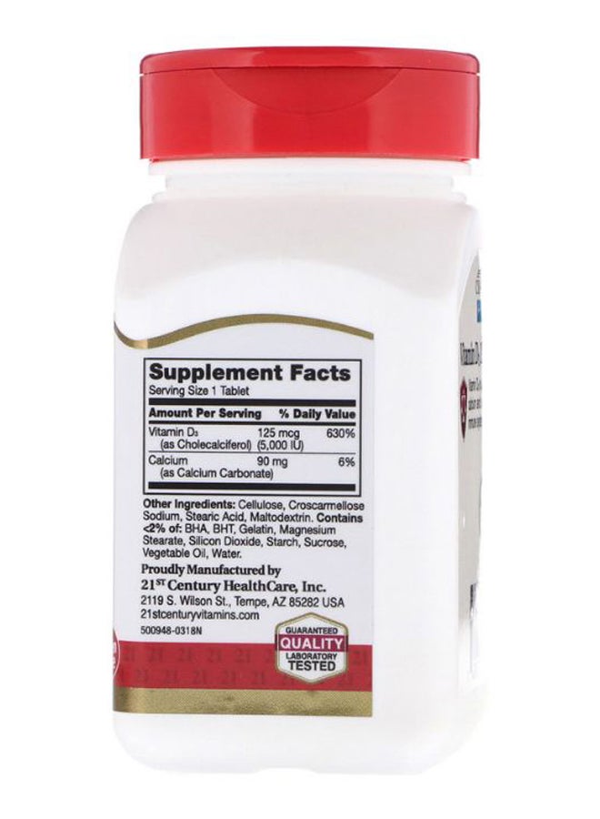 21st Century Vitamin D3 - 110 Tablets - Image 2